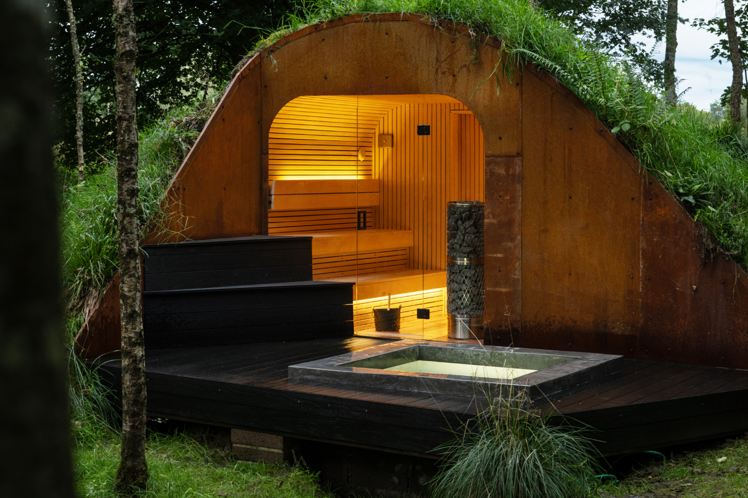 The Treehouses at Lanrick: sauna