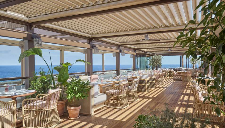 Fairmont Monte Carlo dining terrace