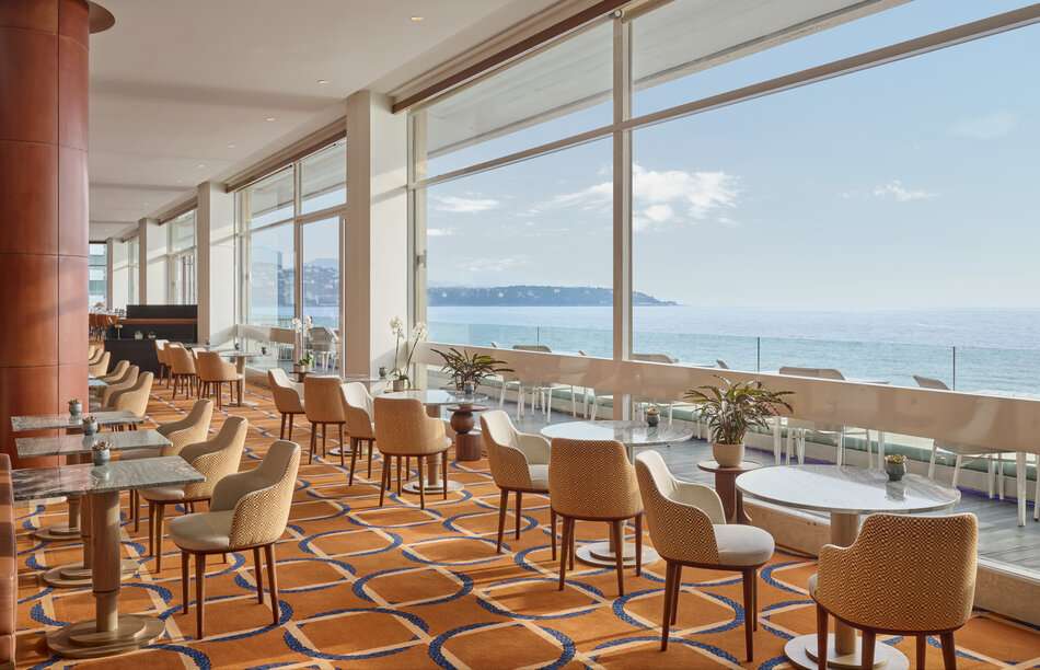 Fairmont Monte Carlo dining lounge