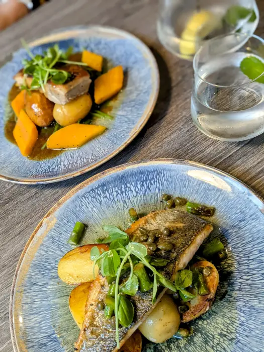 Main Courses at Titanic Spa