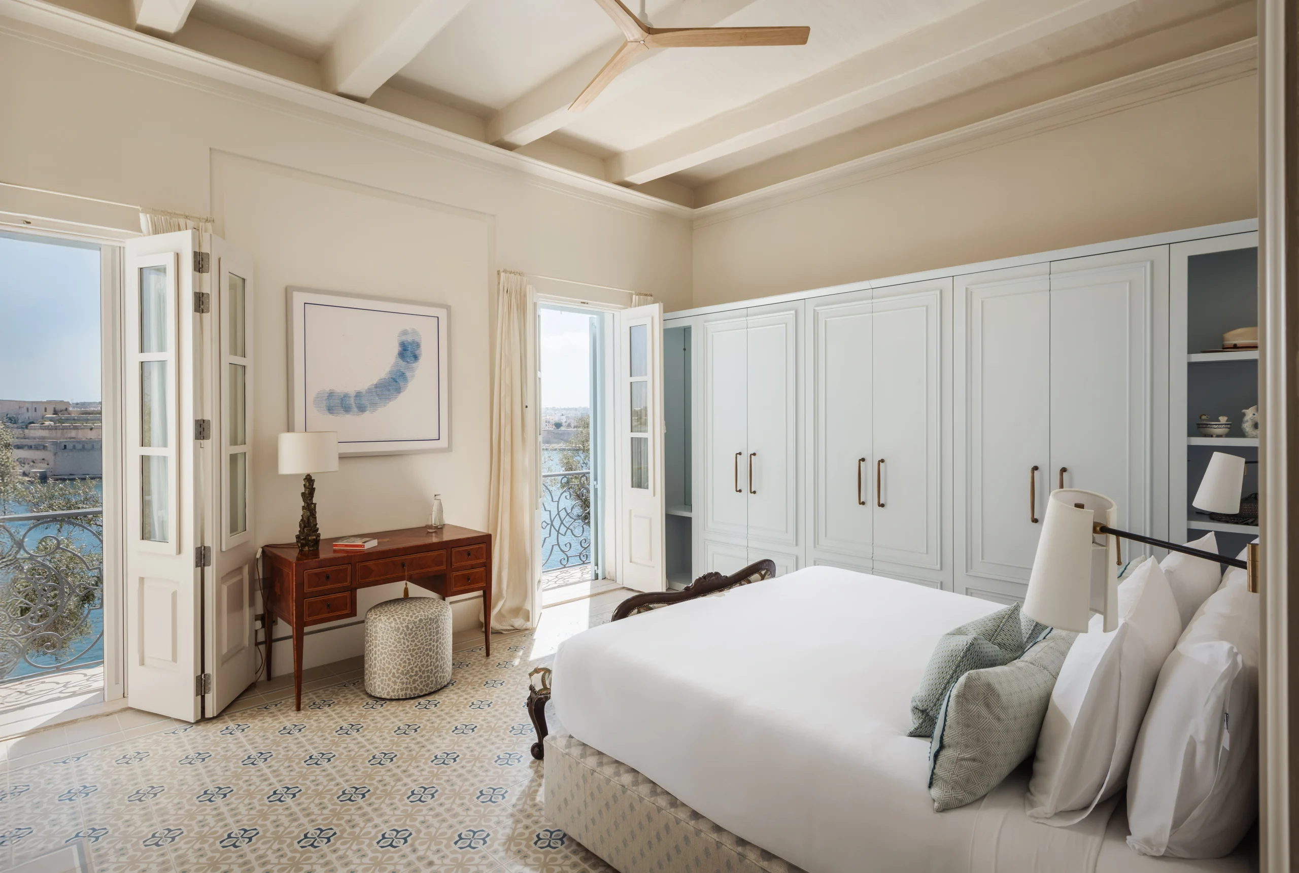 La Maison's serene bedroom