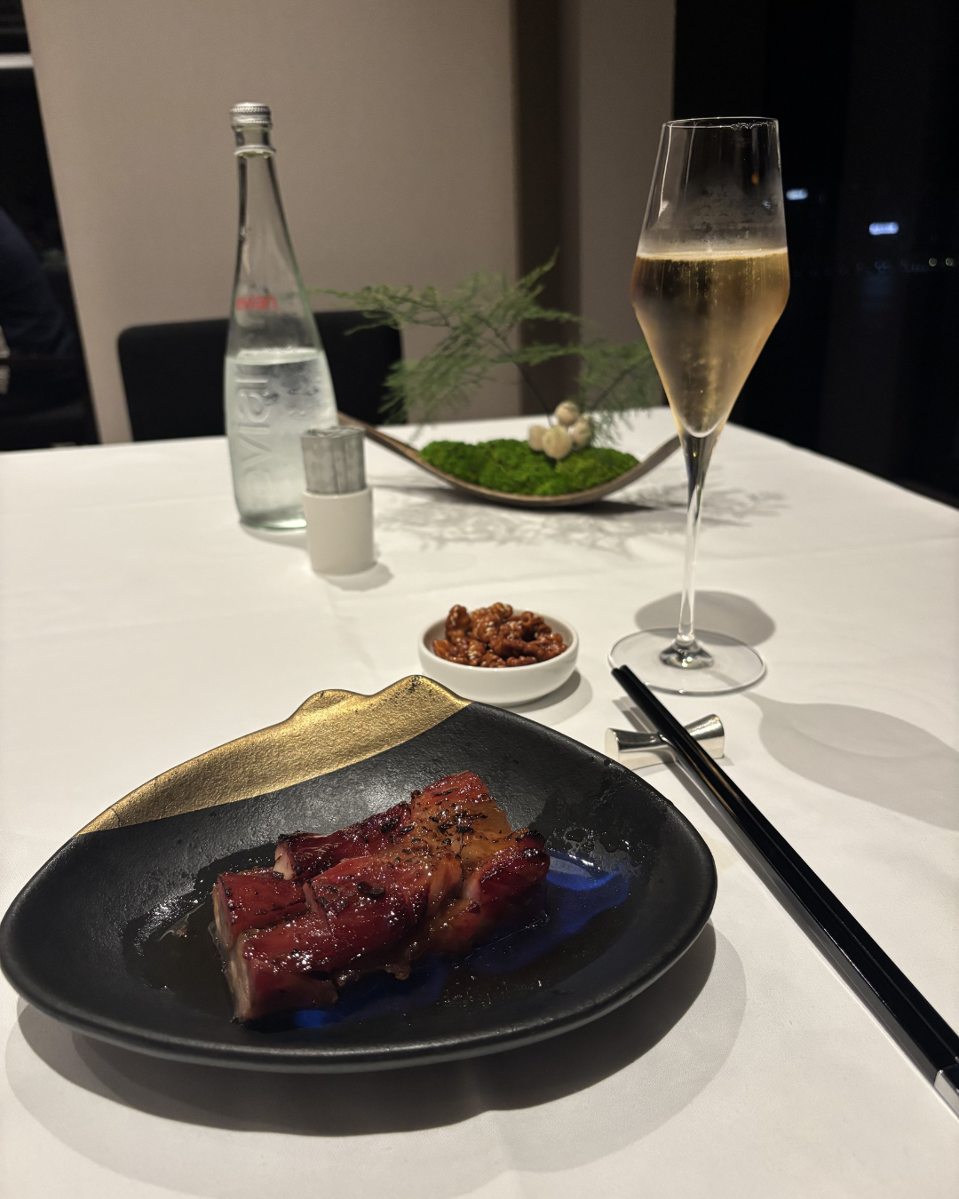 Pork spare ribs at Michel-Guide restaurant, Above & Beyond