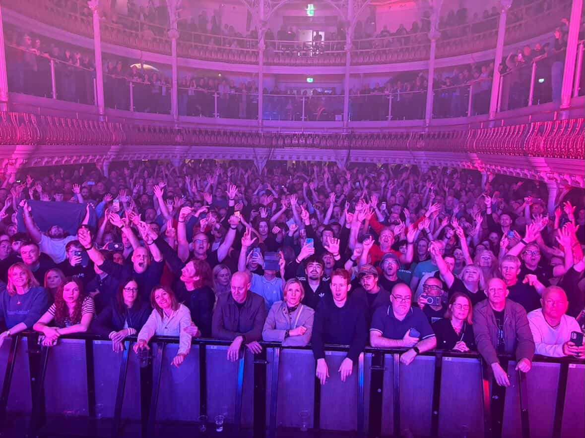 The excited crowd for The Charlatans gig in Bournemouth - photo credit Tim Burgess