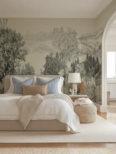 Vintage Countryside Mural