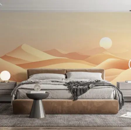 Desert Dunes At Sunrise
