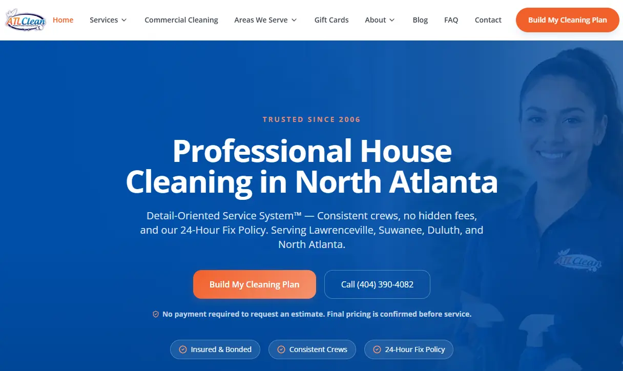 House Cleaning Services in North Atlanta