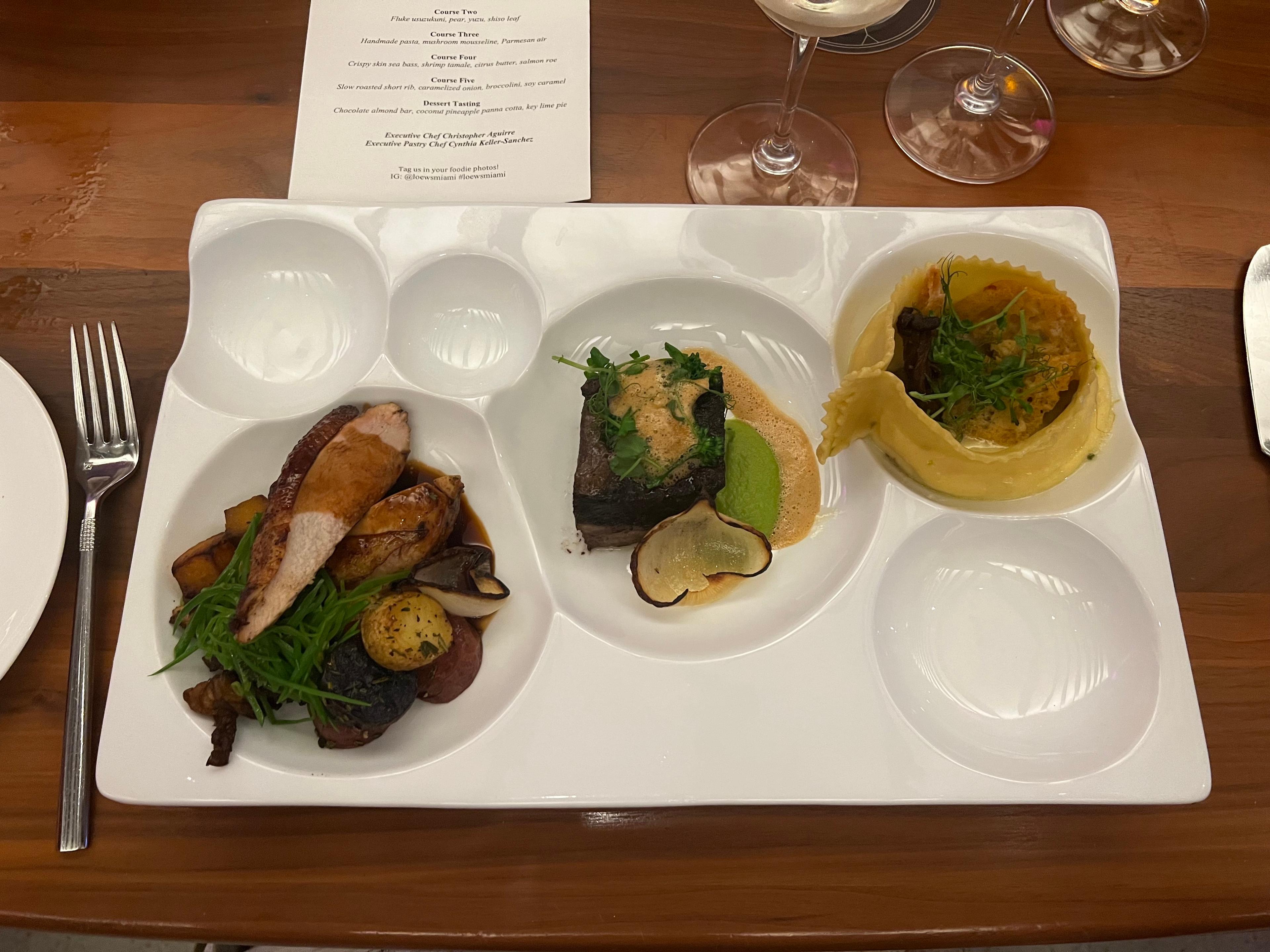 A plate of mouthwatering excellence at Loews