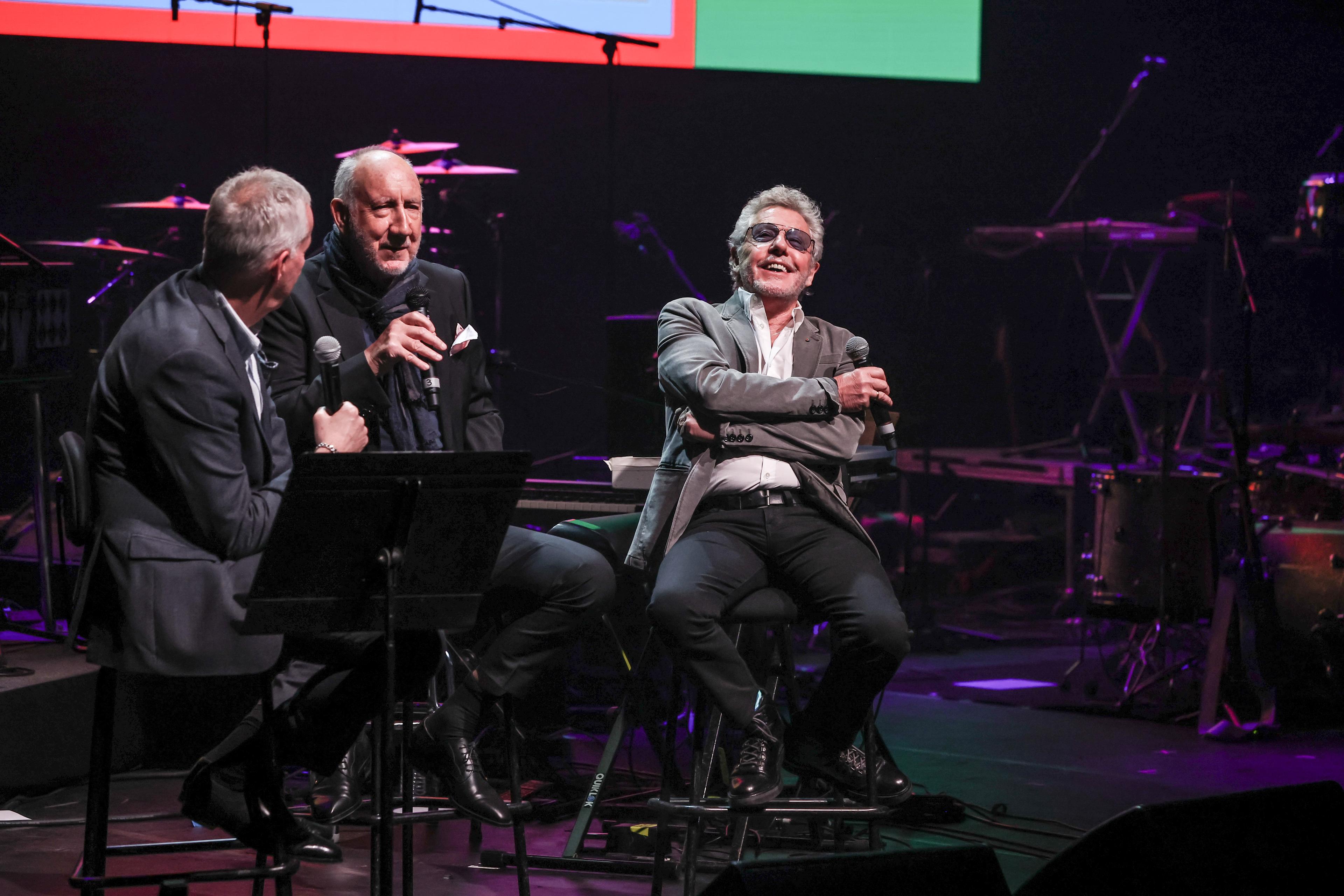 The Who talks with John Wilson - Photo Credit: Sharon Latham