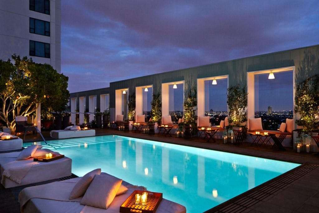 best roof top bars in LA